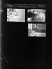 Men taking pictures of a woman (3 Negatives), undated [Sleeve 21, Folder b, Box 45]